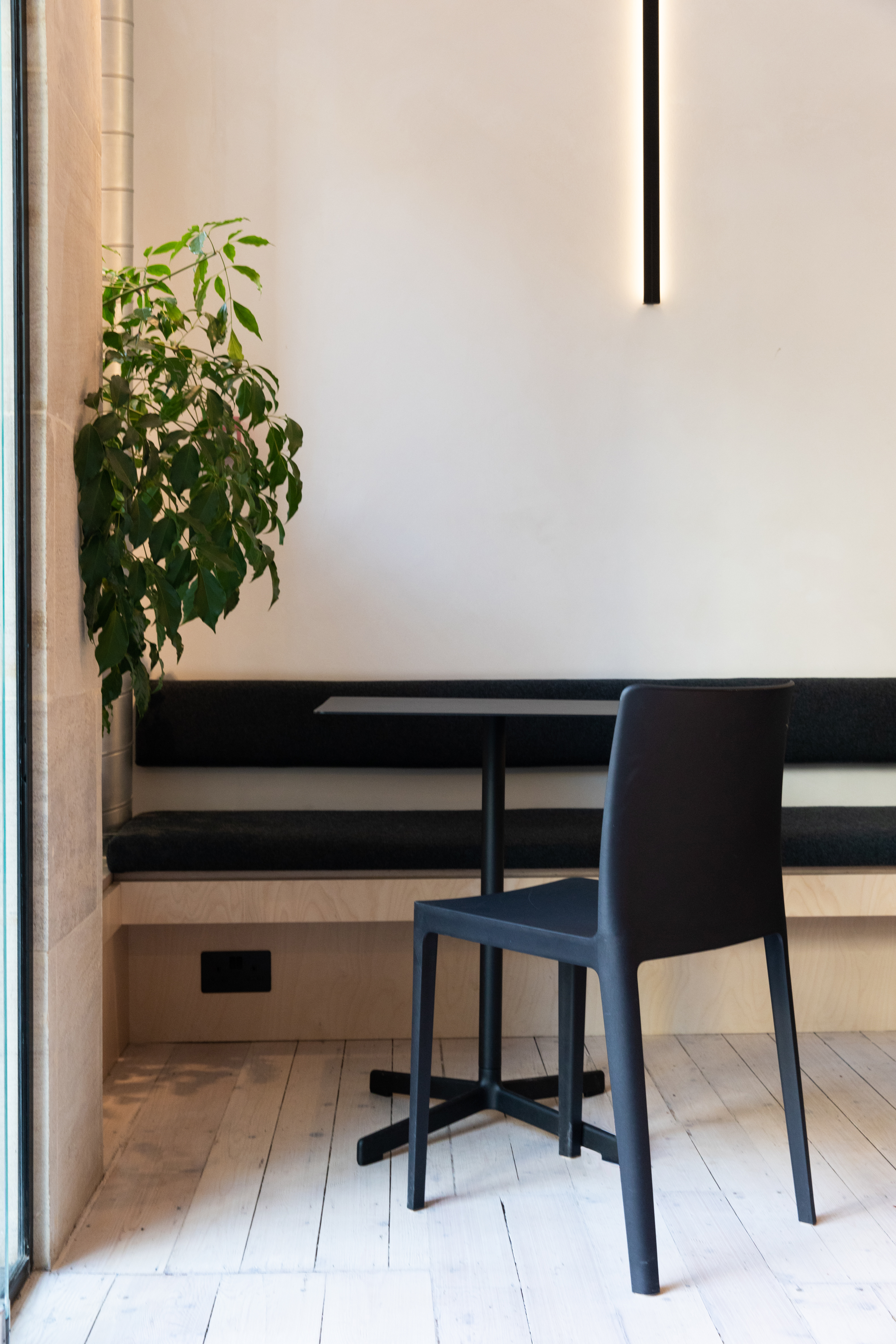 Inside NewGround Coffee Oxford featuring HAY and Muuto