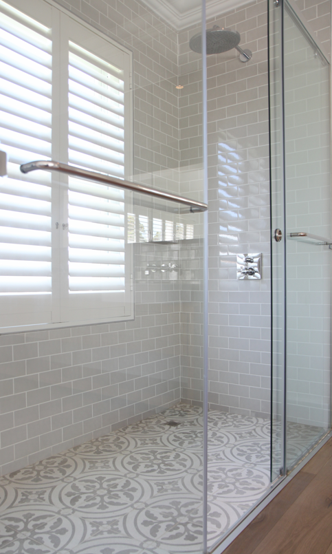 shutters in a shower