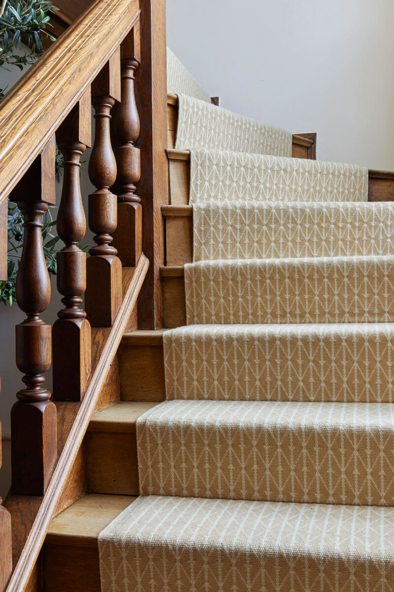 Staircase with runner