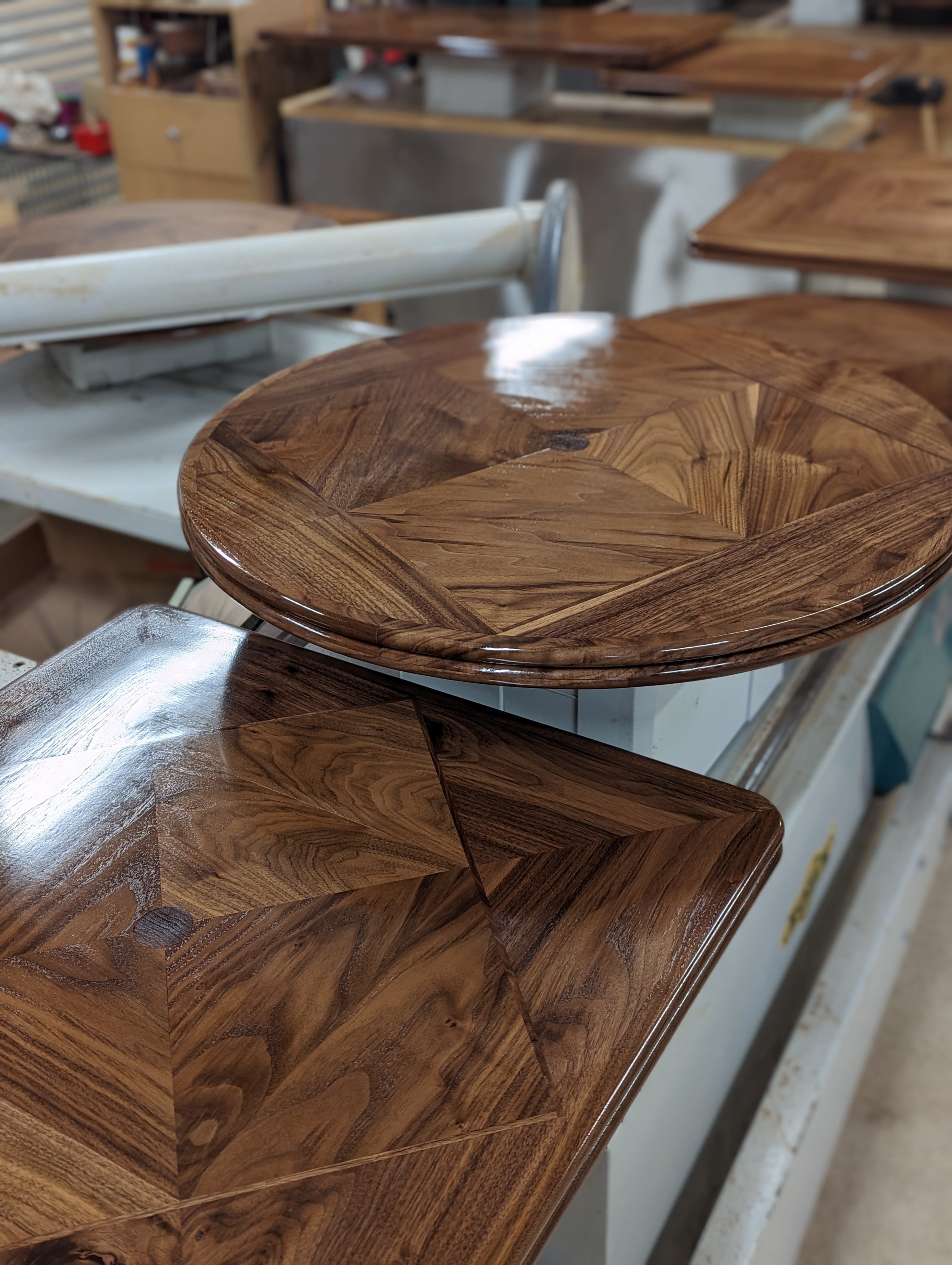 solid walnut table tops