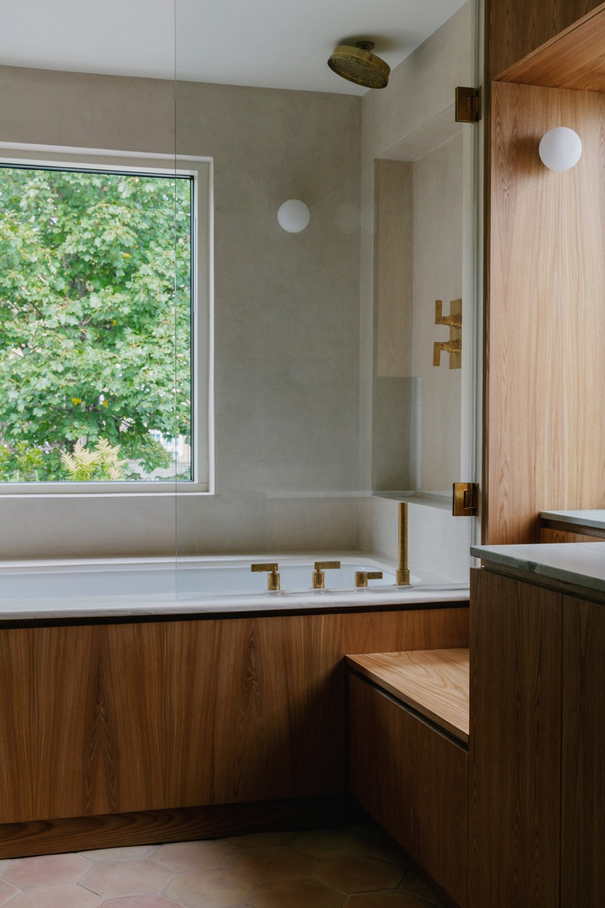 Bathroom in East London featuring Studio Ore Taps