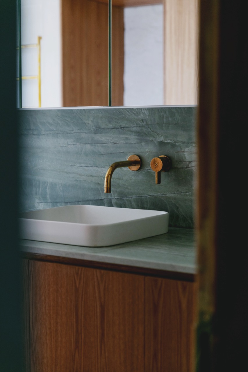 Bathroom in East London featuring Studio Ore Taps