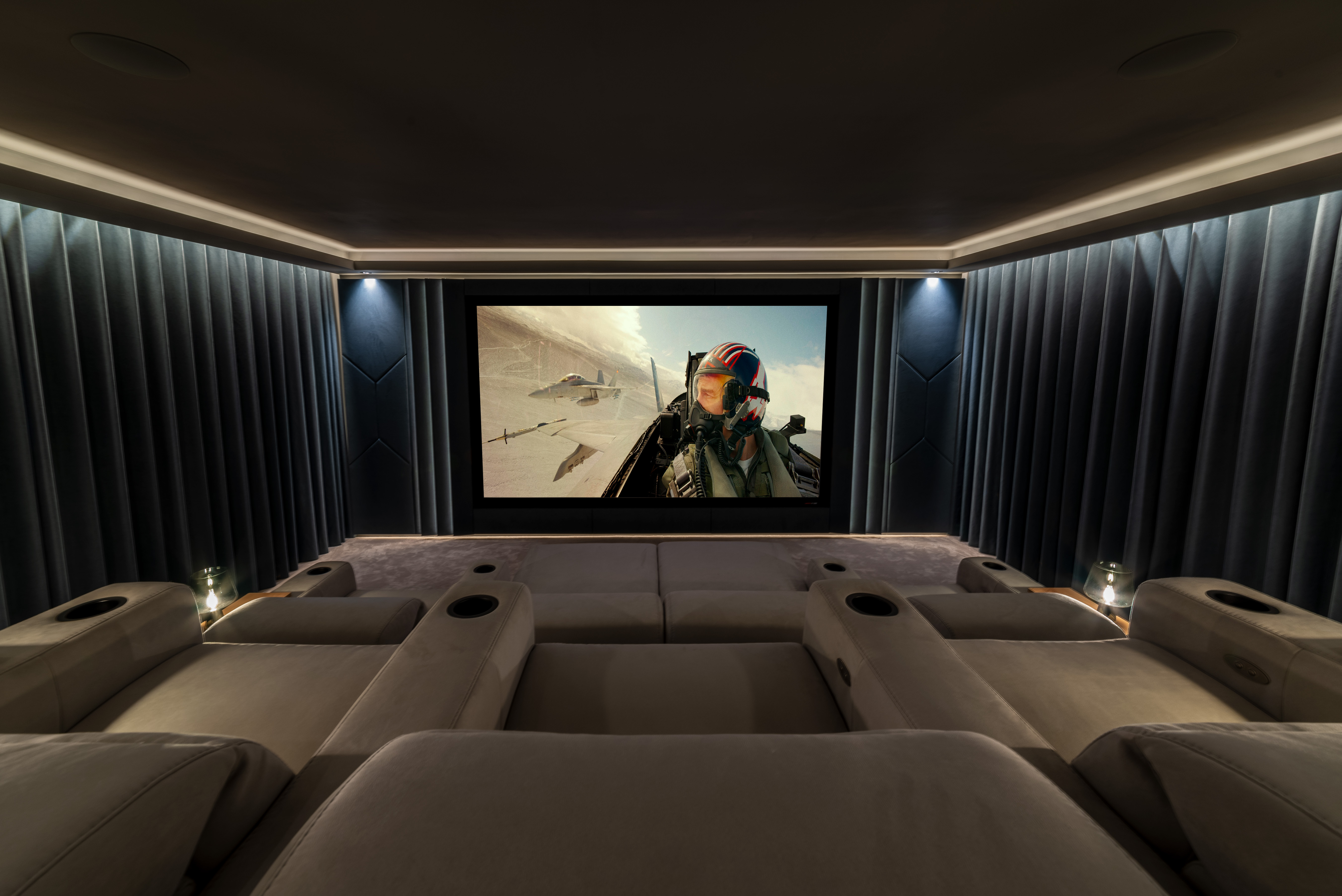 Turnkey dedicated home cinema room