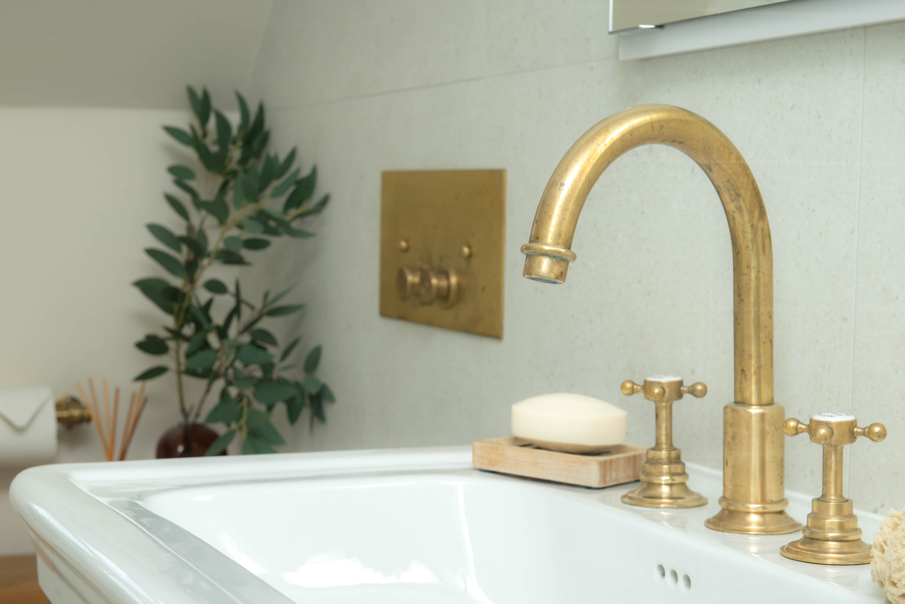 Aston Matthews brass basin mixer