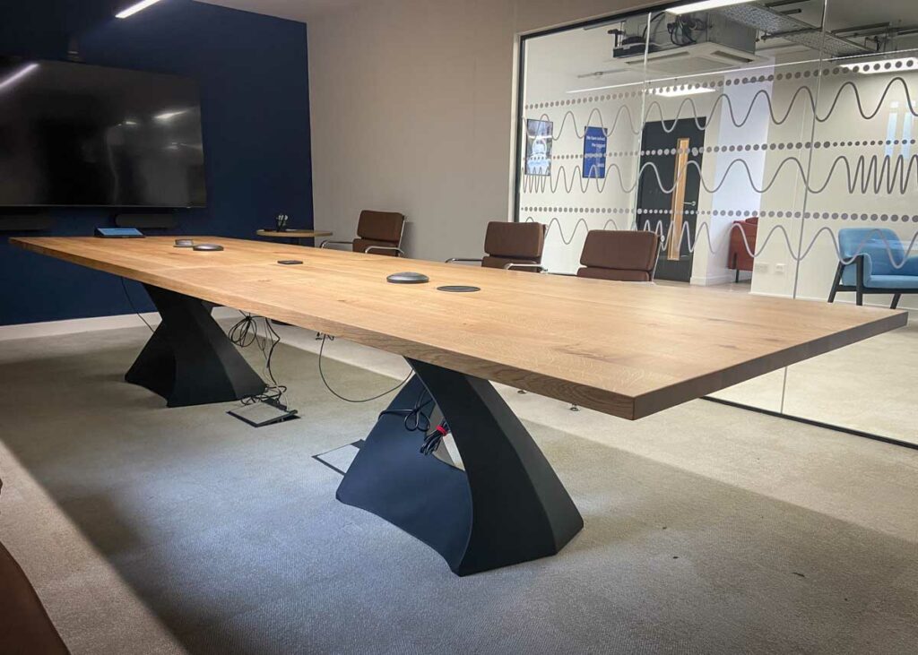 Custom-built conference table