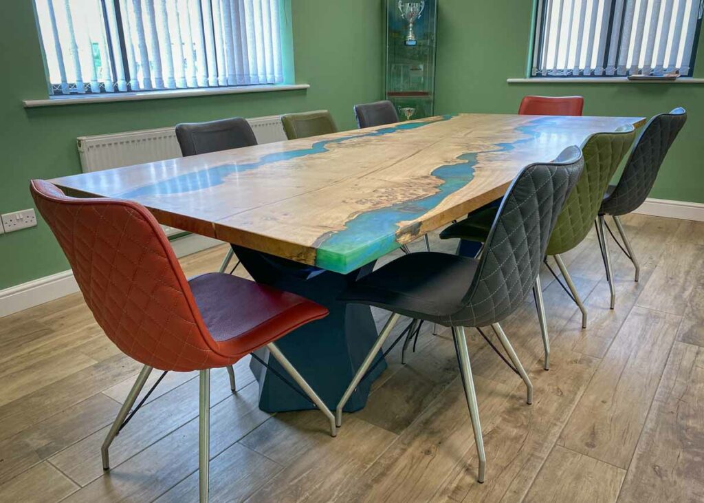 Custom-built boardroom tables