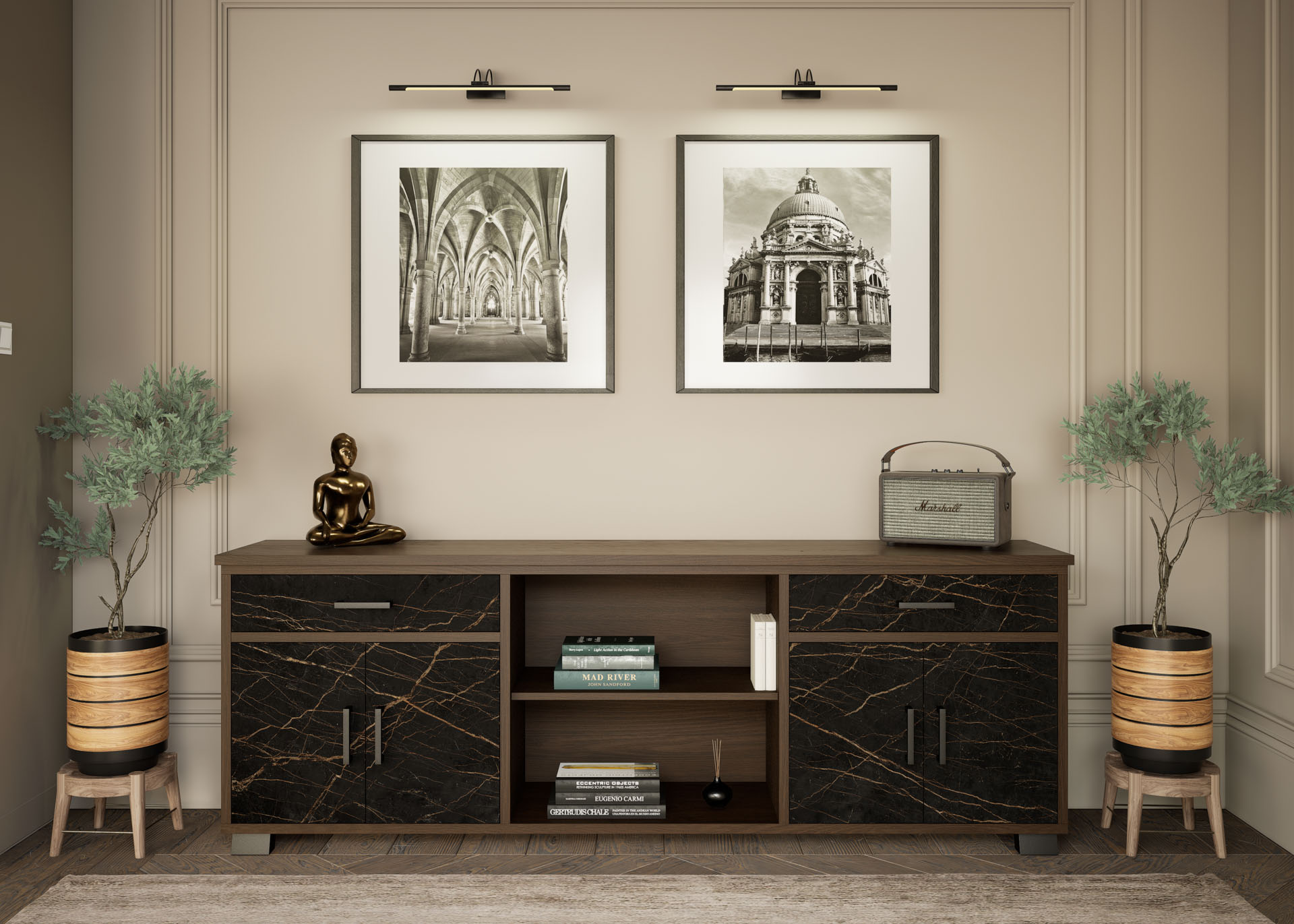 Custom-built sideboards