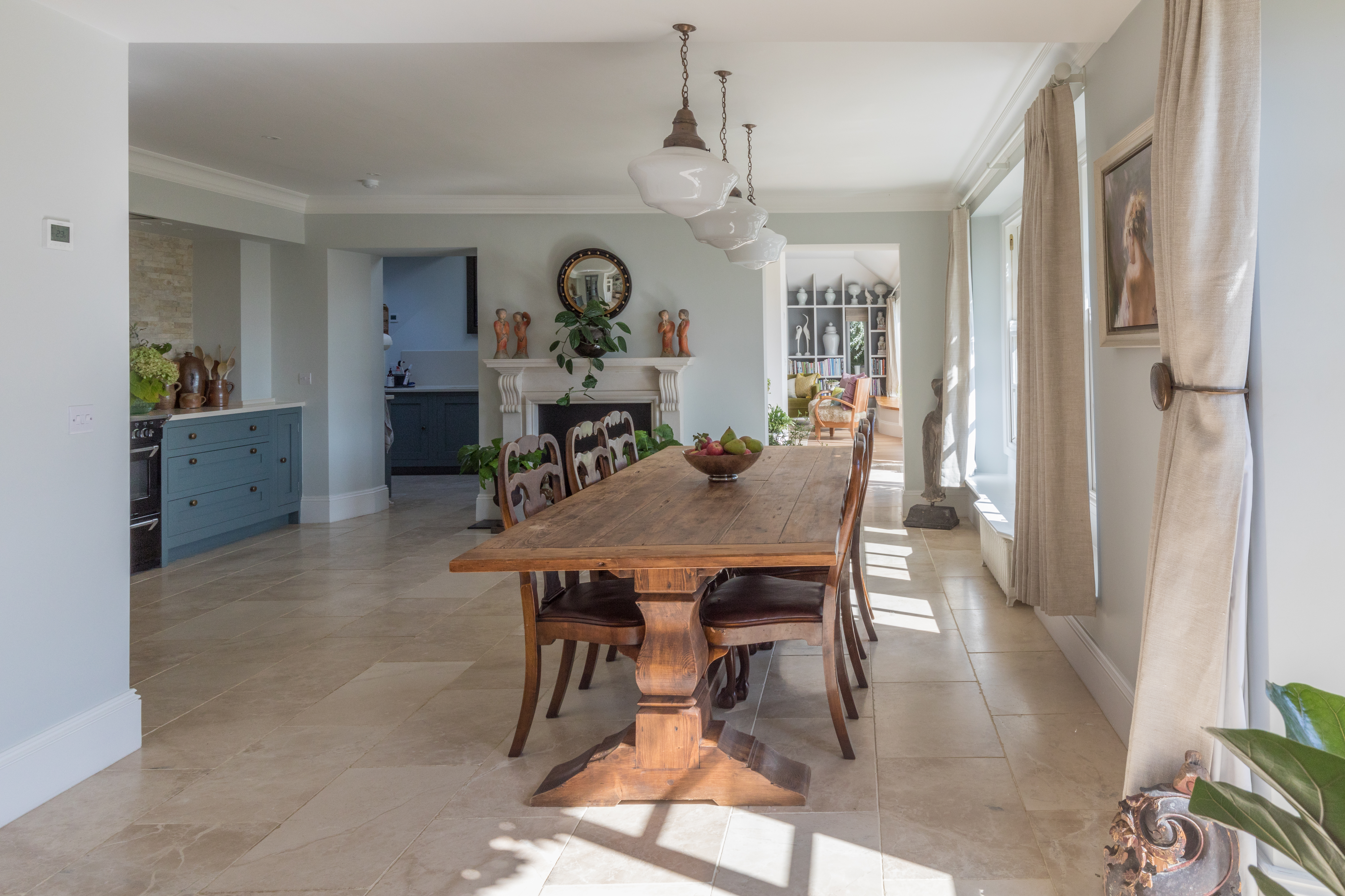 Kitchen Dining country house antique dining table