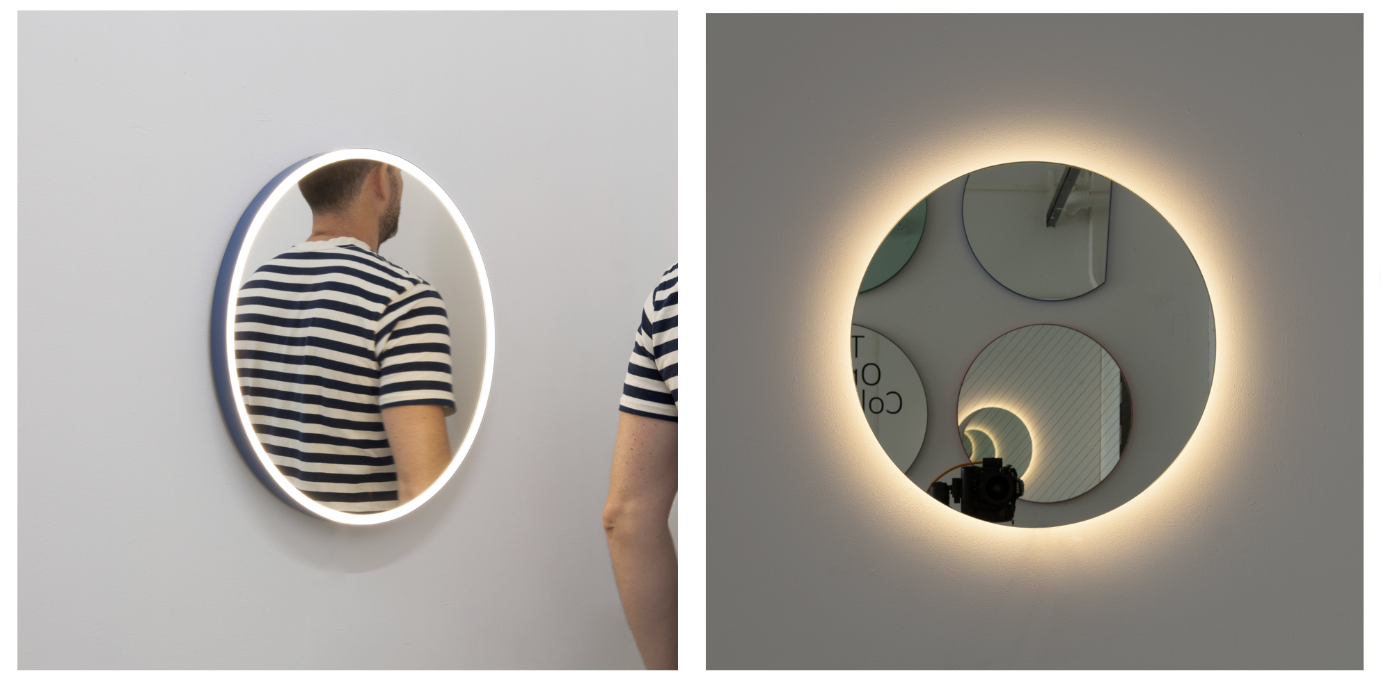 Alguacil Perkoff Orbis™ Illuminated Round Mirrors