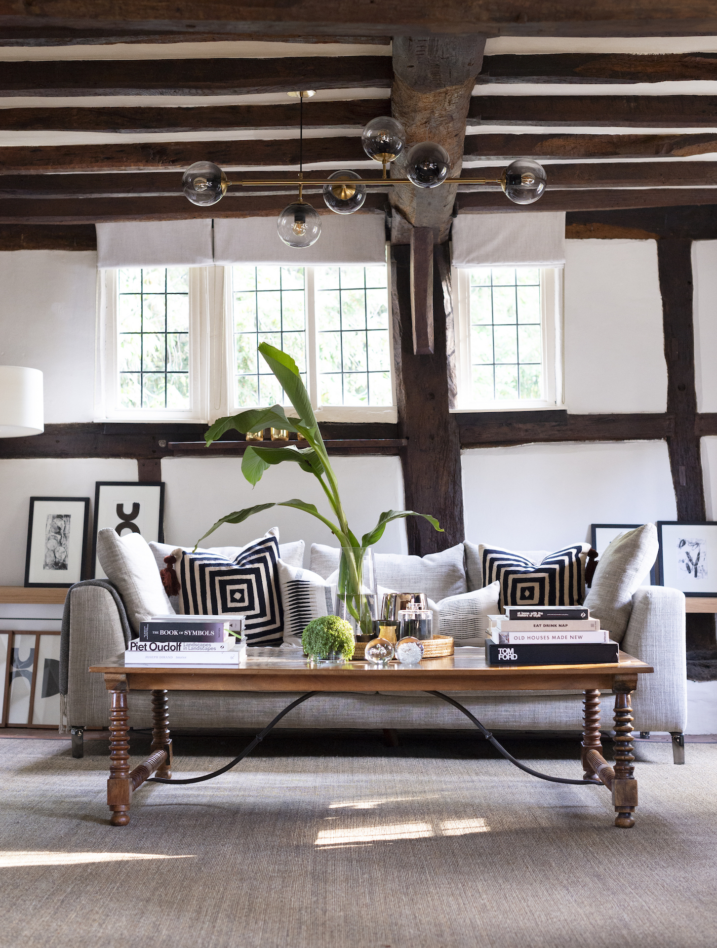 Timber framed living room 