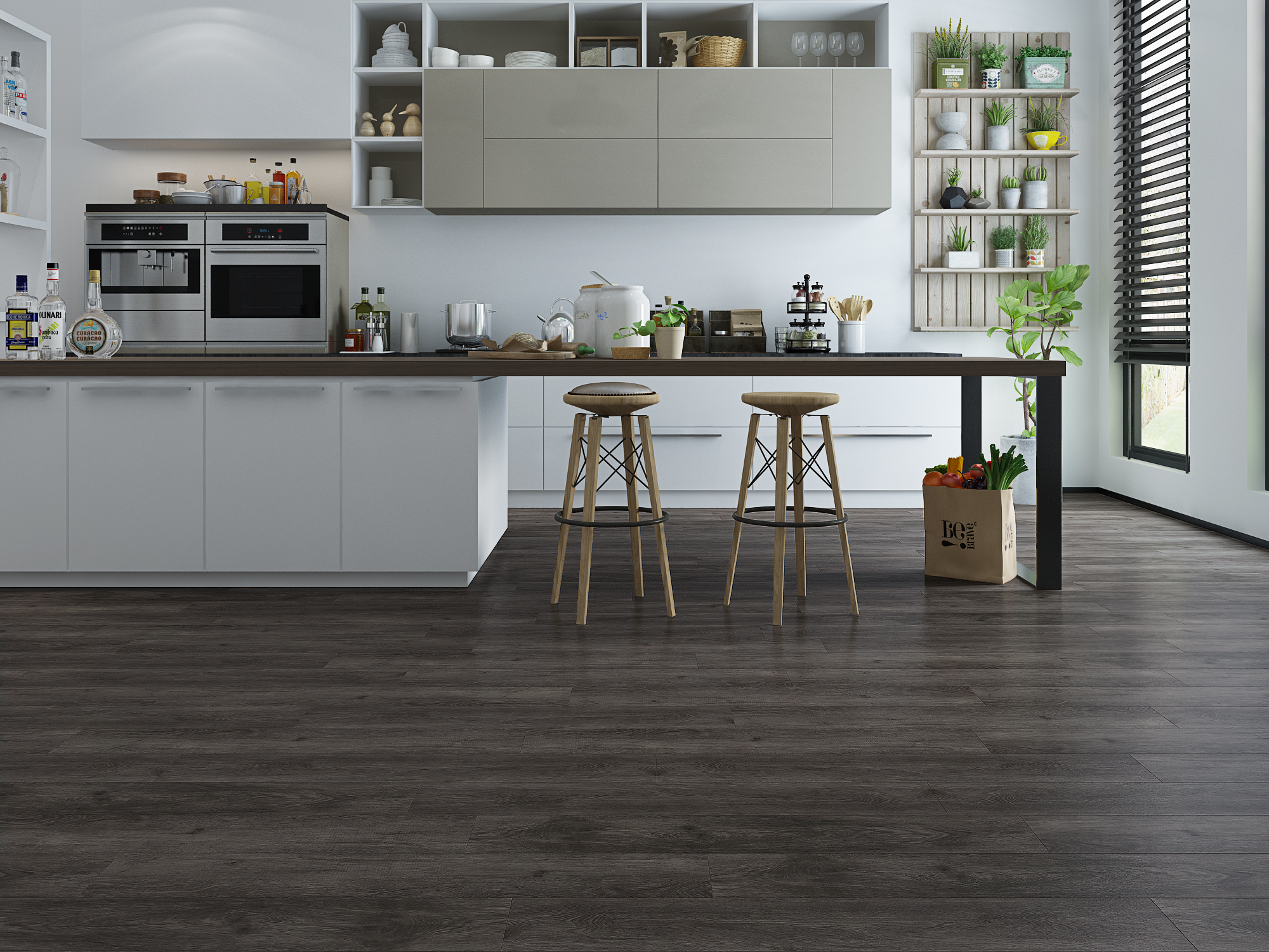 Dark Coffee Impervia Flooring