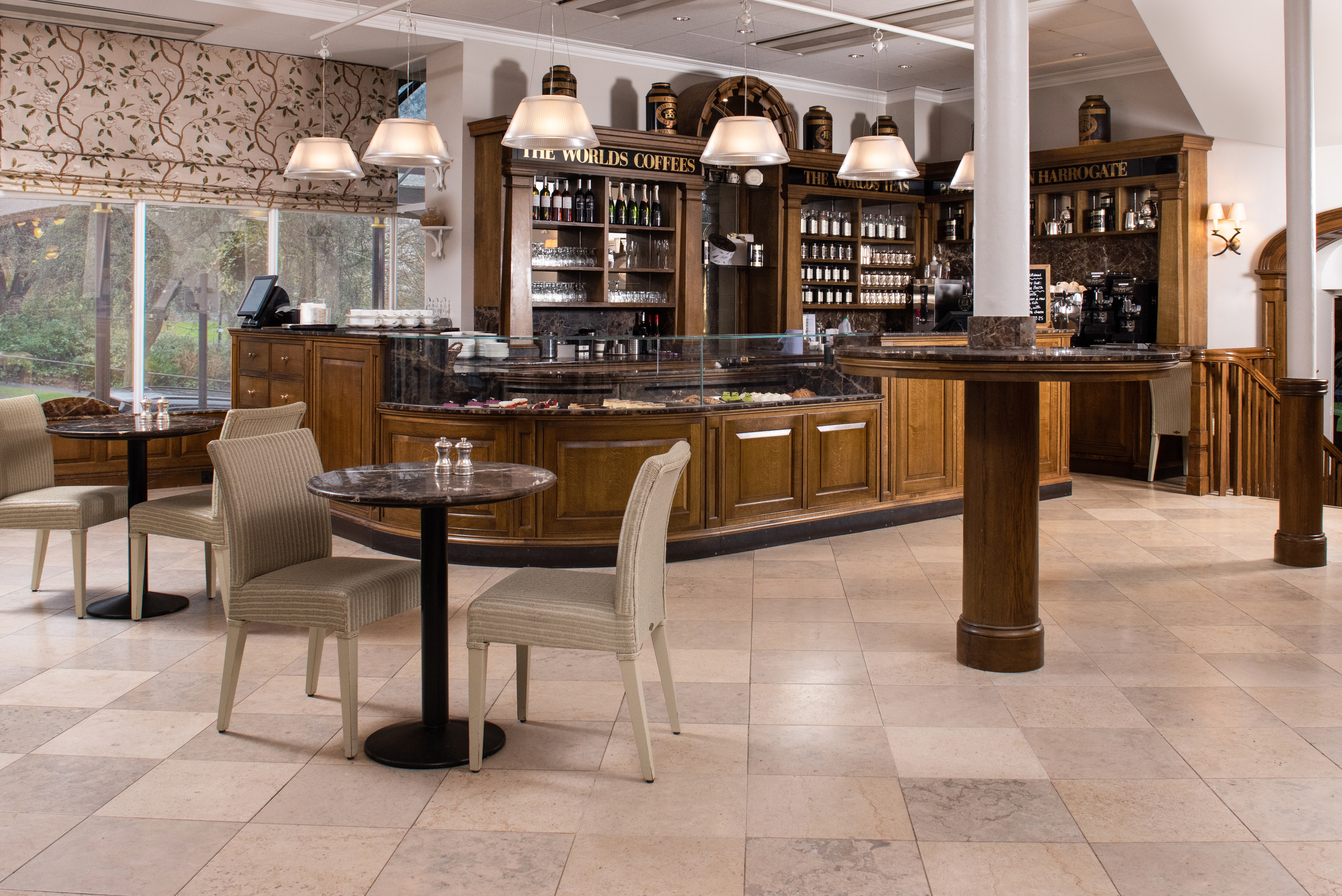 Lapicida flooring in Bettys cafe in Harrogate