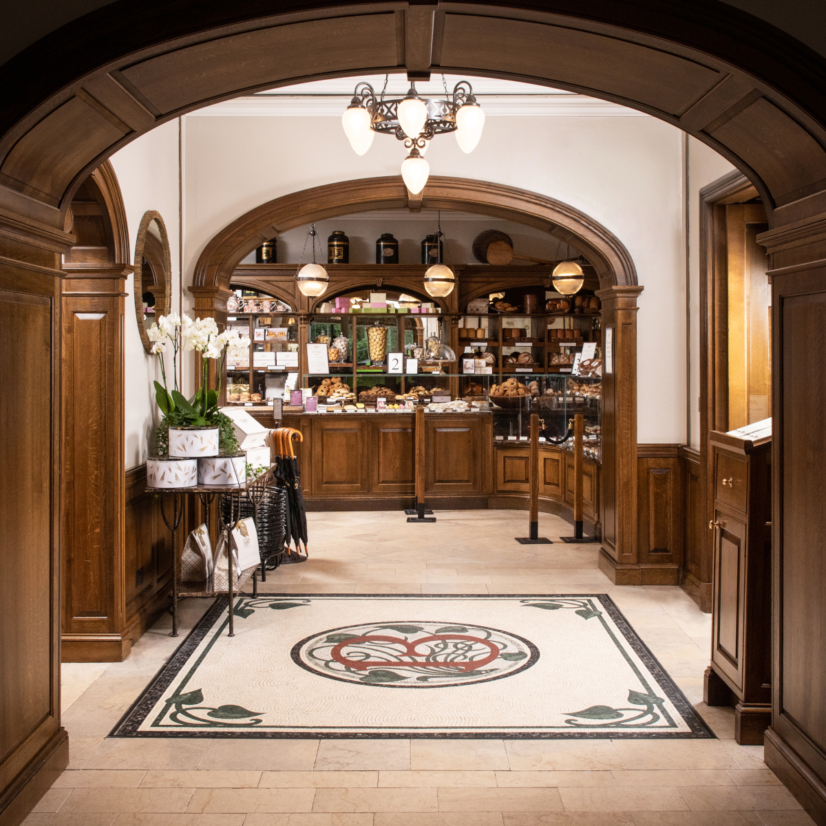 Lapicida flooring in Bettys cafe in Harrogate