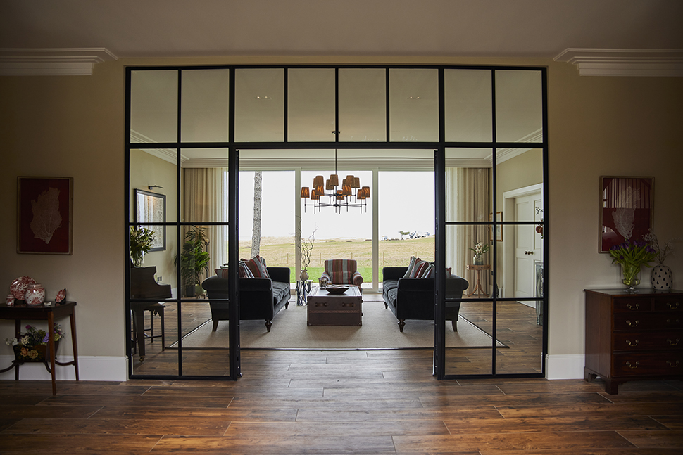 Lapicida porcelain wood flooring in a stunning Edinburgh home