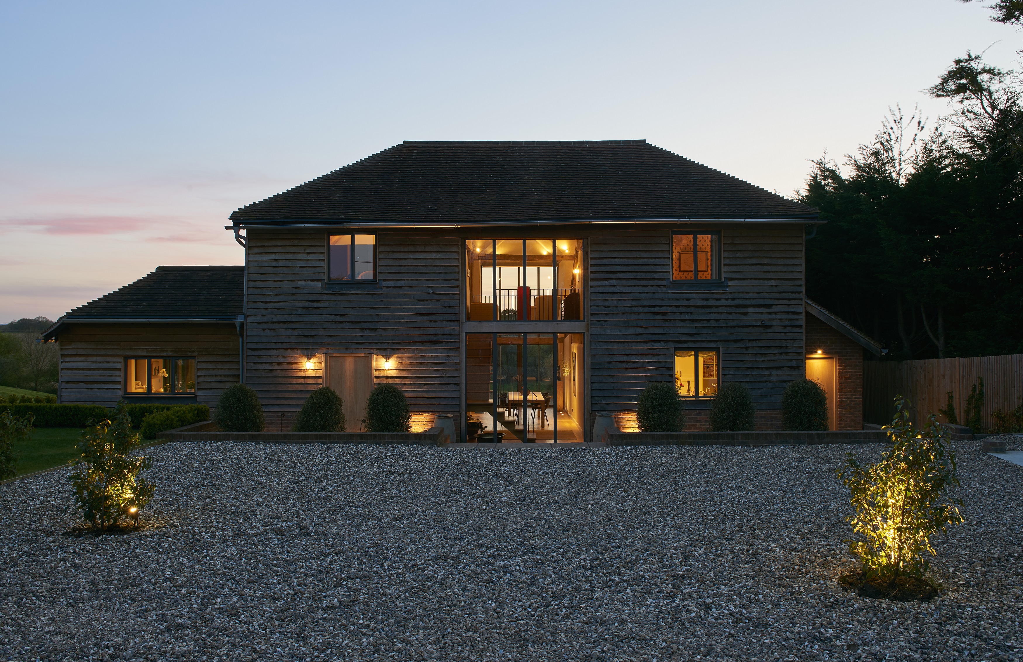 Country barn exterior