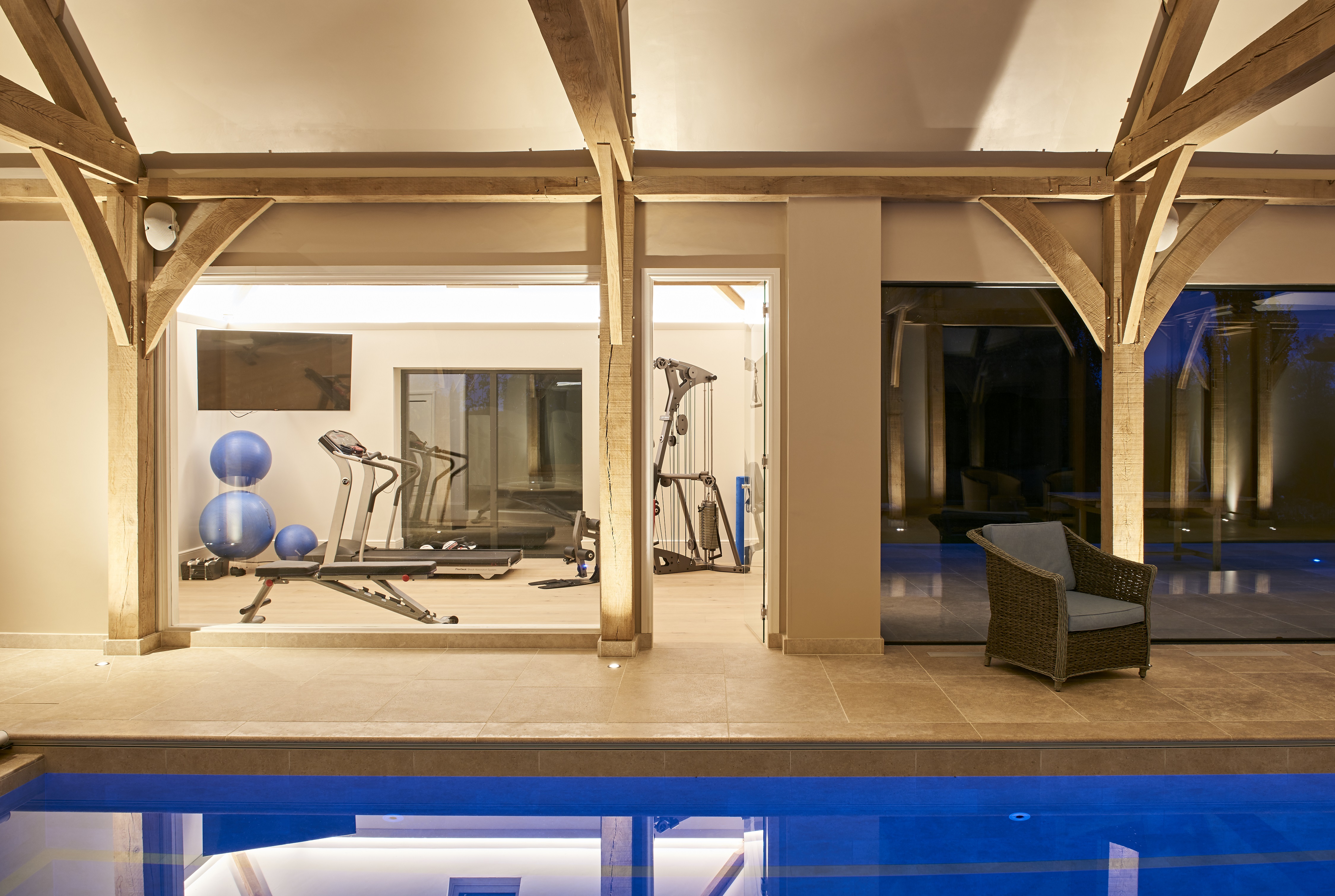 Gym & swimming pool lighting