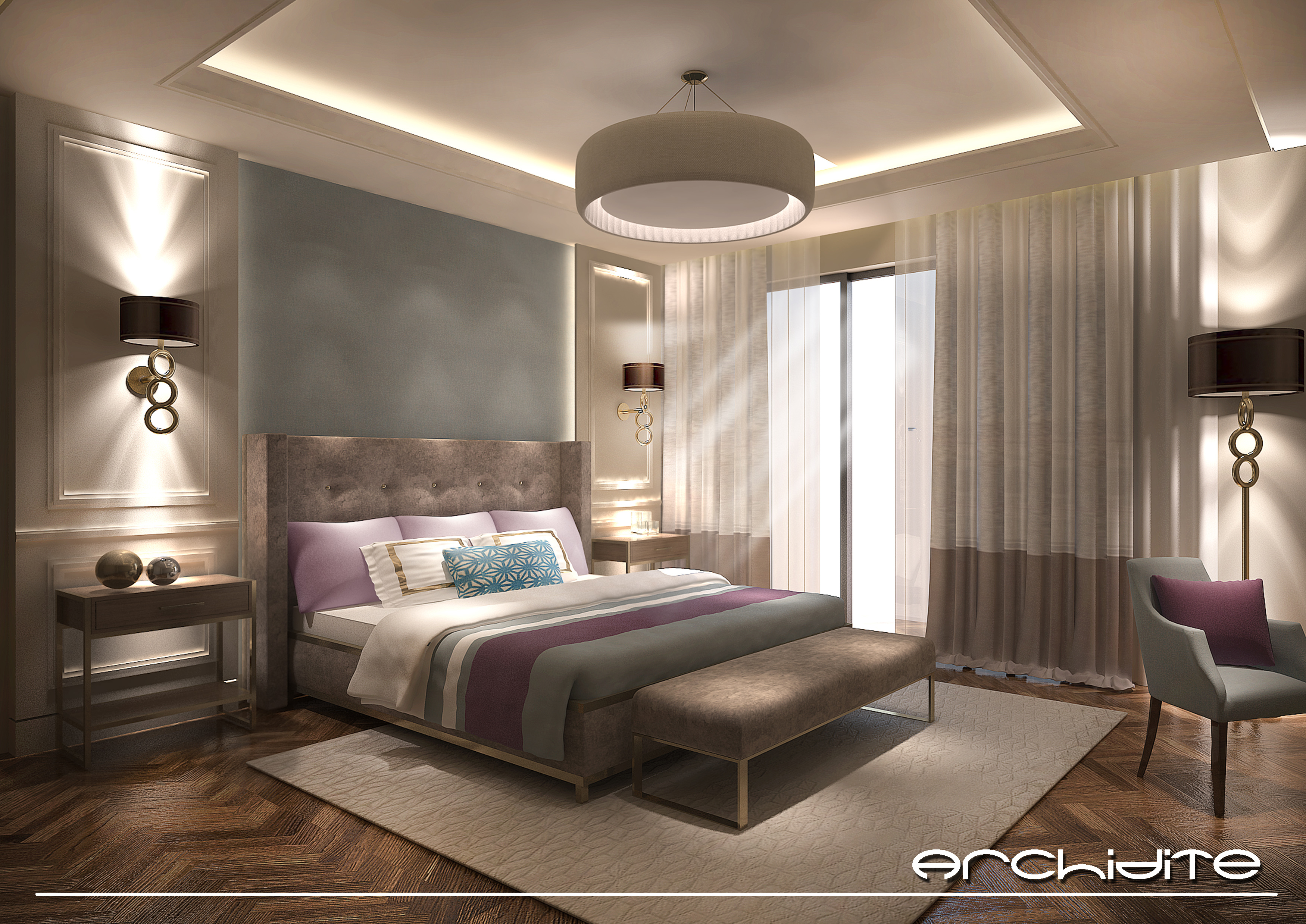 Luxirious Master Bedroom