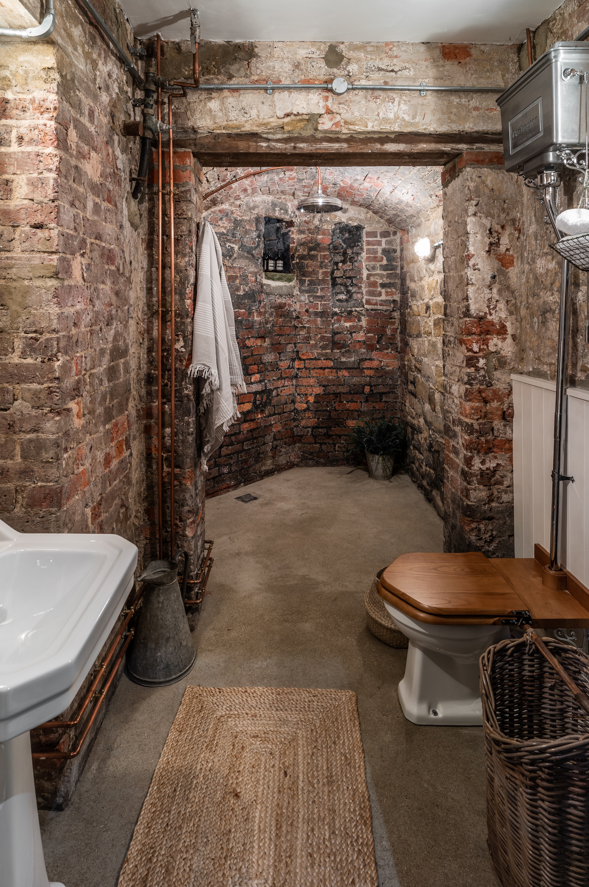 coal store bathroom basement bathroom coal store exposed brick