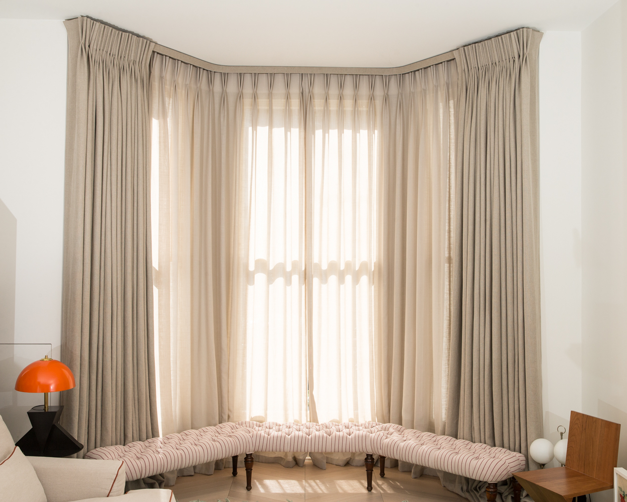 London curtains, made to measure curtains, motorised curtains