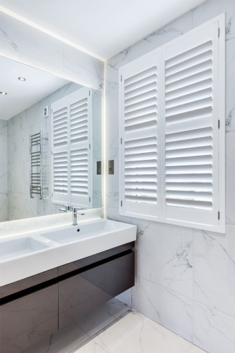 Bathroom Shutters by Plantation Shutters Ltd