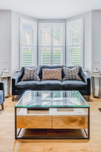 Living Room Shutters by Plantation Shutters Ltd