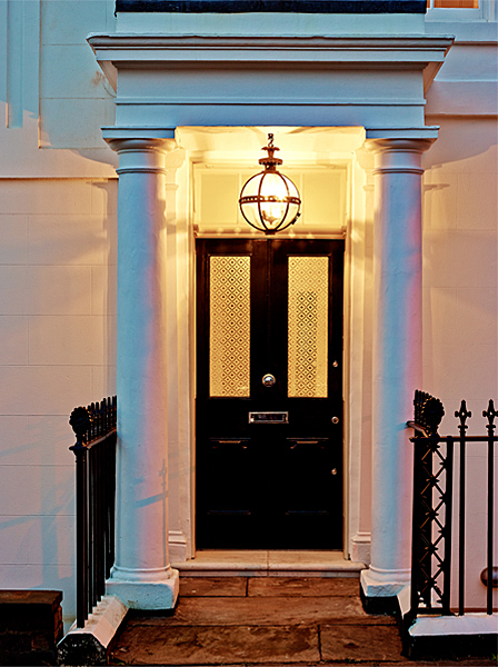 Regency Townhouse, Front Door 