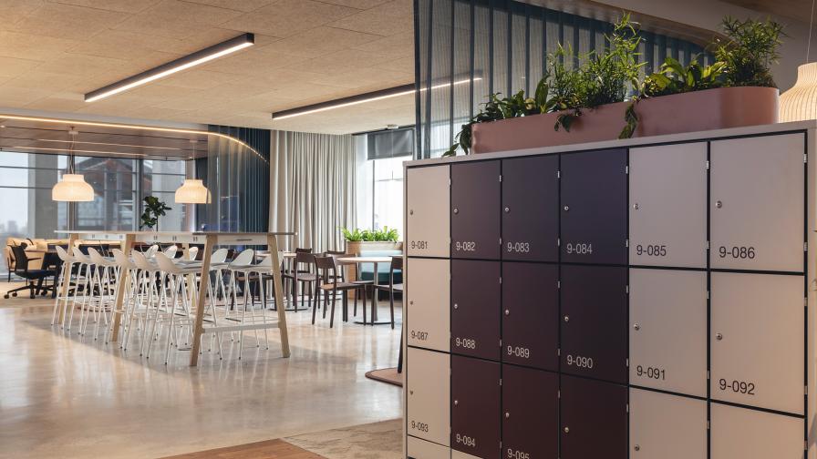 AstraZeneca workspace feat. Woodworks handmade wood flooring