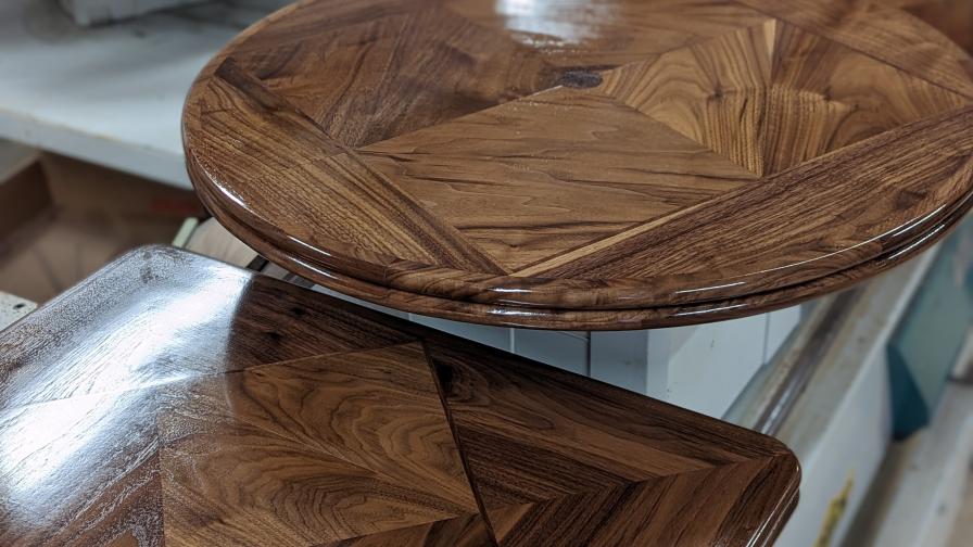 solid walnut table tops