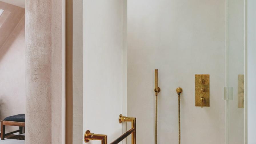 Bathroom in East London featuring Studio Ore Taps