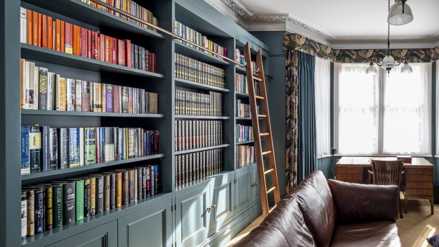 Bespoke library ladder by Williams Ridout