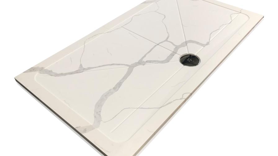 Calacatta Quartz Shower Tray