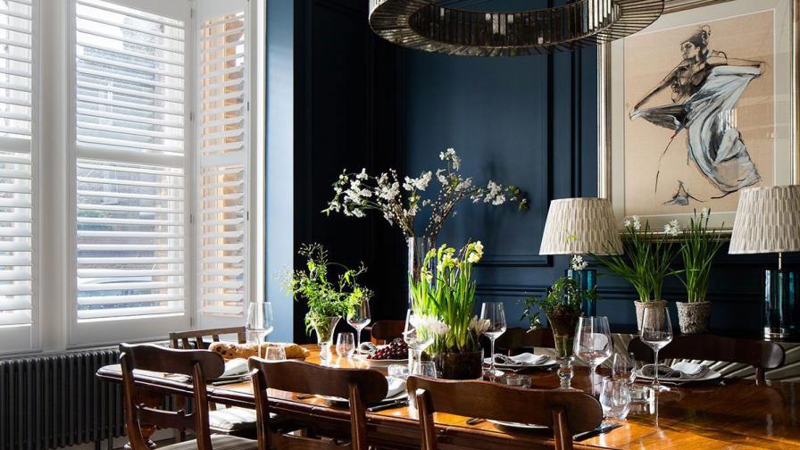 Dining Room Shutters by Plantation Shutters Ltd