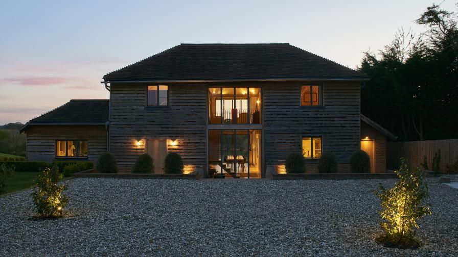 Country barn exterior