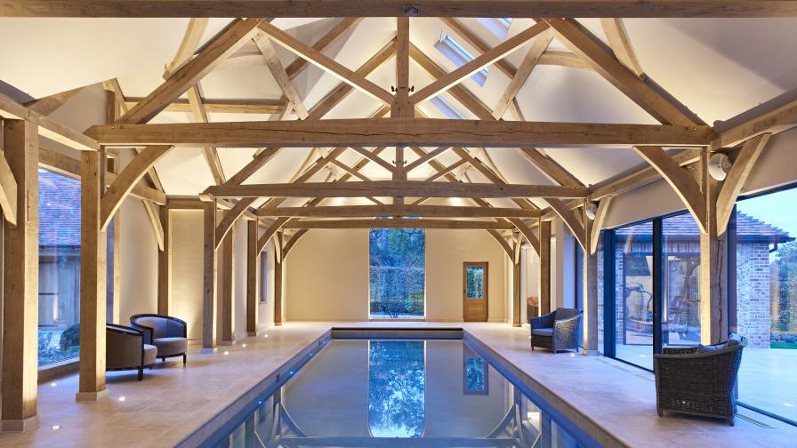 barn swimming pool