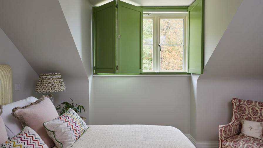 Solid Panel Shutters for Bedroom Windows