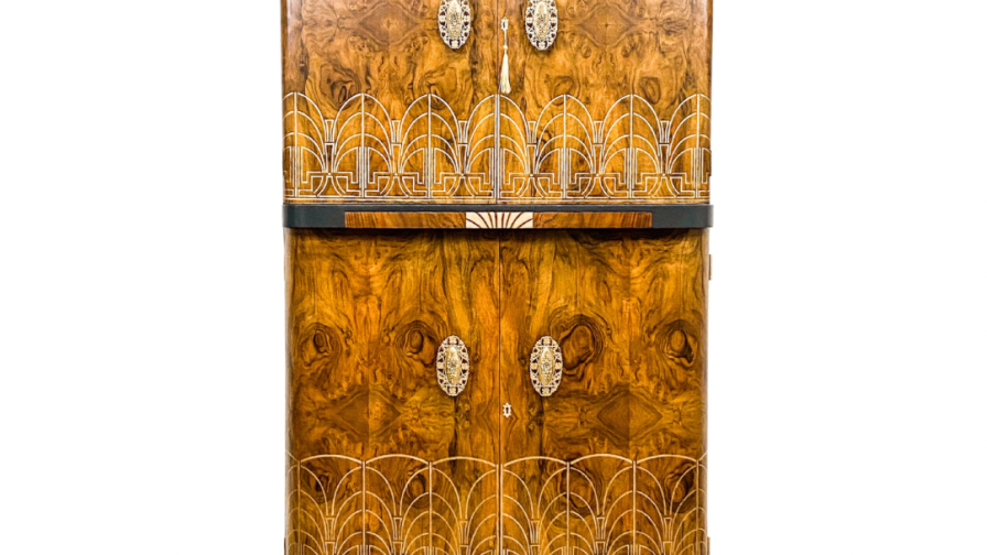 Burr Walnut Cocktail Cabinet 